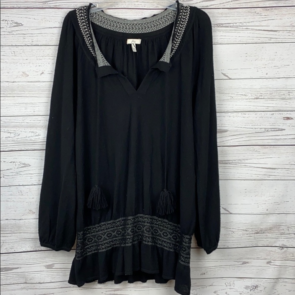 JOIE 100% Cashmere Peasant Sweater Blouse S
